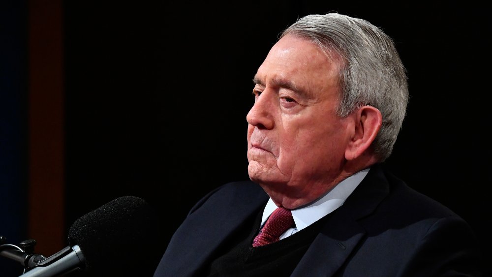 Dan Rather looking serious