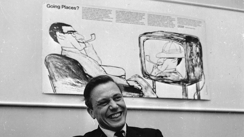 David Attenborough smiles after his appointment to controller of BBC Two