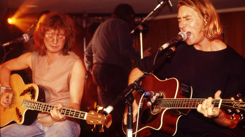 Def Leppard performing