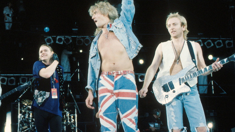 Def Leppard performing