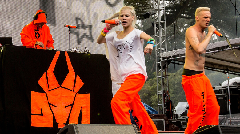 Die Antwoord at concert
