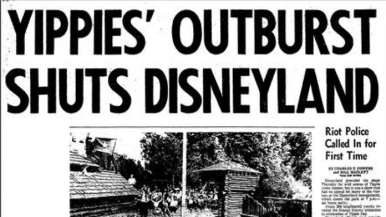 yippies disneyland newspaper