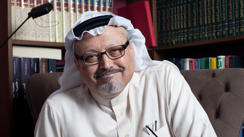 Jamal Khashoggi smiling