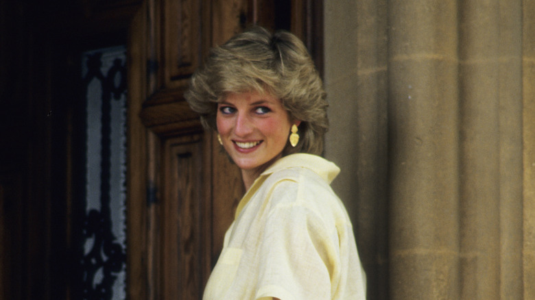 Diana smiling in a candid photo