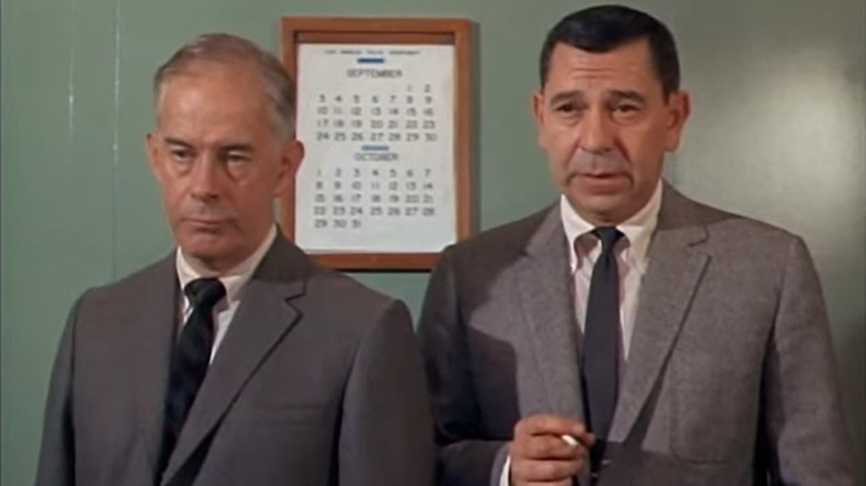 Harry Morgan and Jack Webb in "Dragnet 1967"