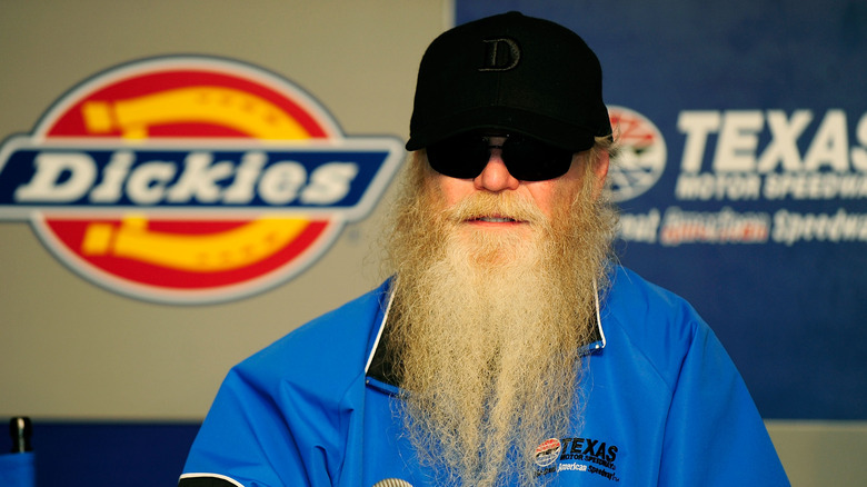 Dusty Hill at a press conference