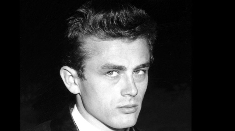 James Dean smoldering at the camera 1950s