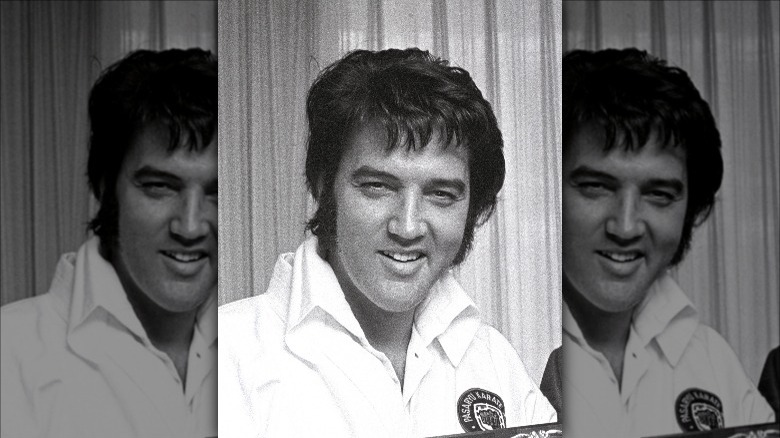 Elvis Presley in karate outfit