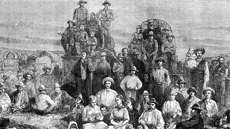 LDS encampment