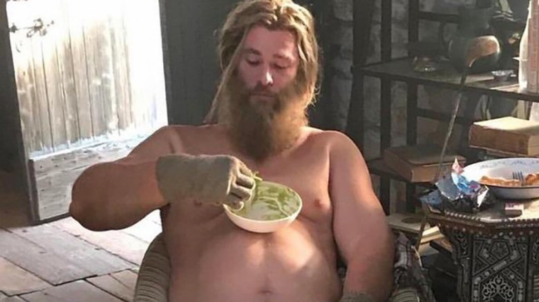 Why is God of War Thor so fat? Was he depressed and drank too much