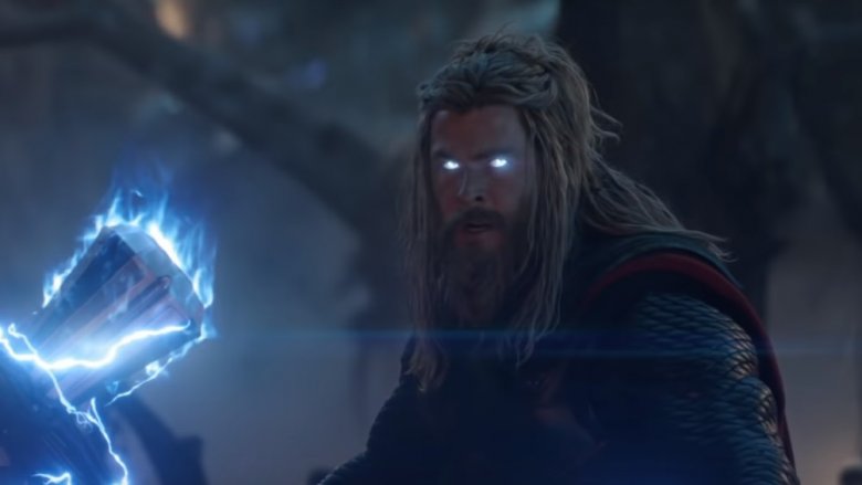 thor holding stormbreaker