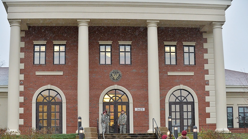 The military courthouse of Fort Bragg.