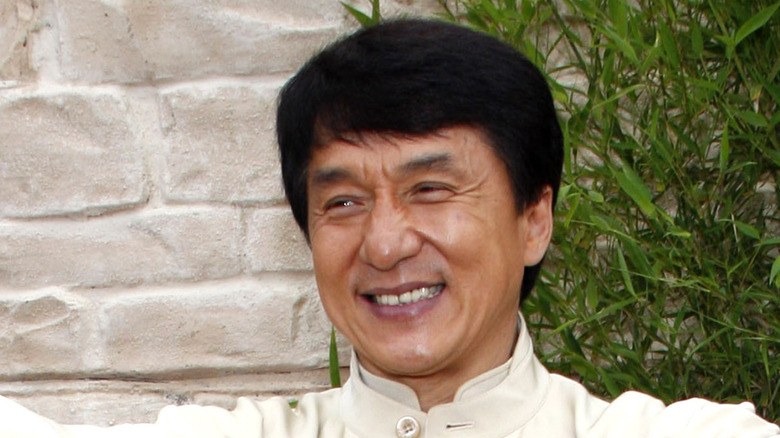 Jackie Chan smiling