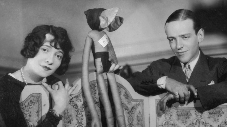 Adele and Fred Astaire posing