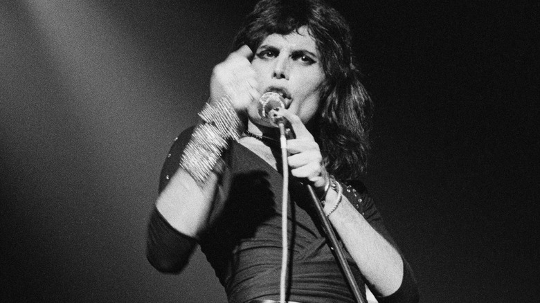 Freddie onstage