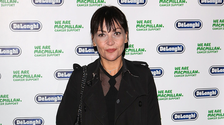 Pearl Lowe in black
