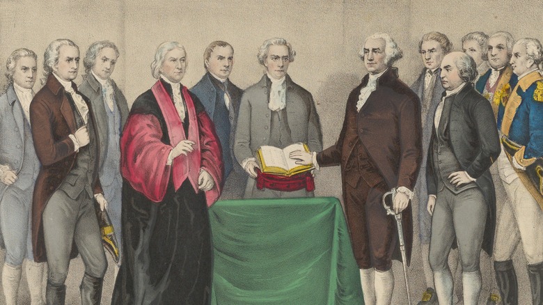 inauguration of george washington