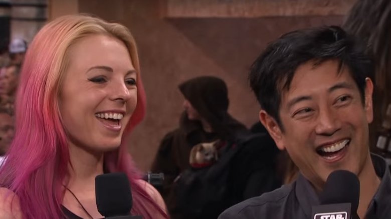Grant Imahara and Jennifer Newman