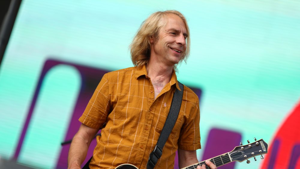 Grunge elder statesman Mark Arm on stage in 2019