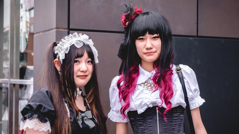 Gothic Lolita Harajuku girls