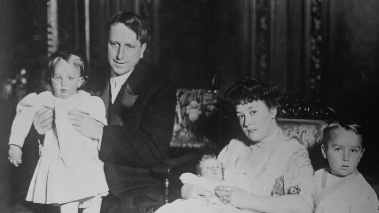 William Randolph and Millicent Hearst with three of their sons