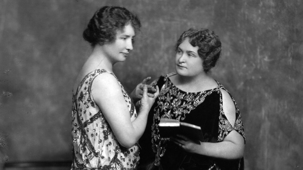 Helen Keller and Anne Sullivan