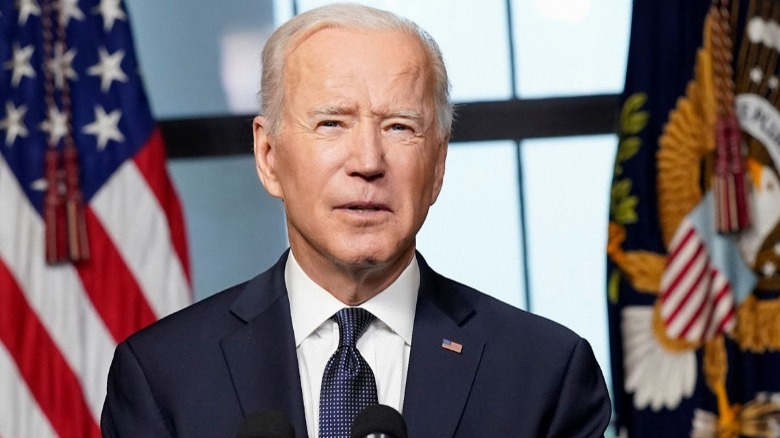 Biden addresses audience