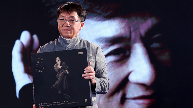 jackie chan promoting new album
