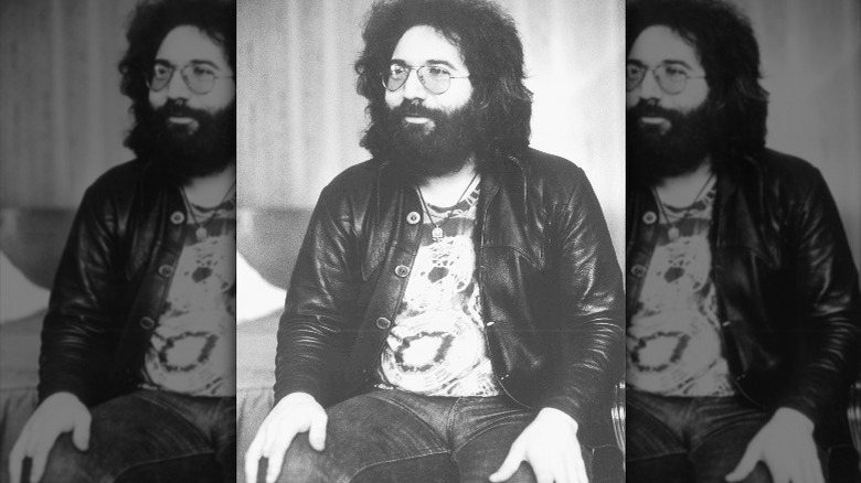 Jerry Garcia sitting