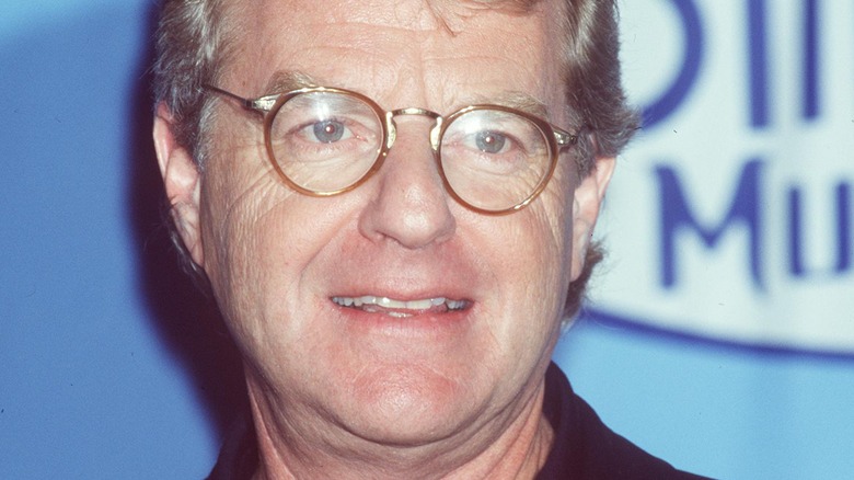 Close up Jerry Springer smiling