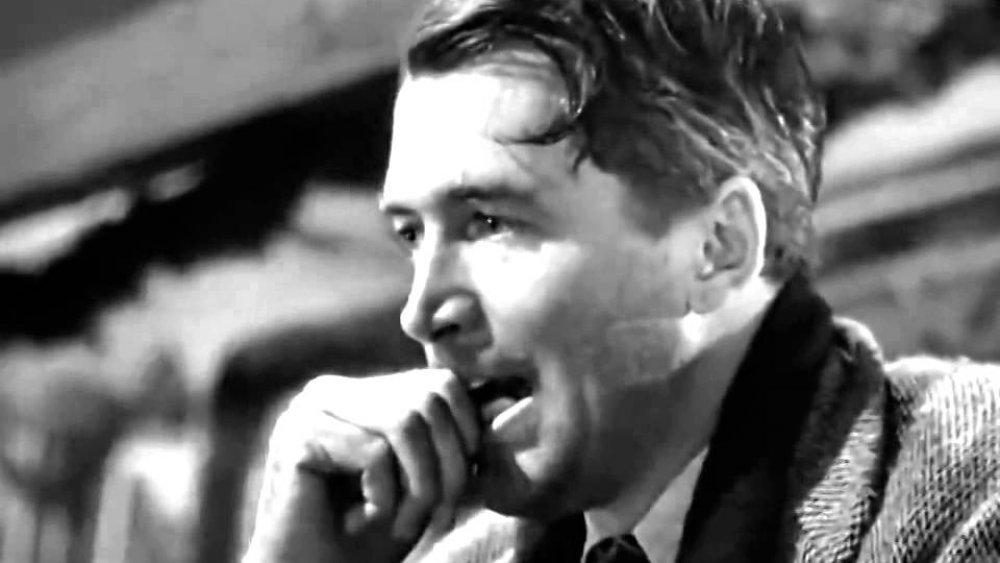 Jimmy Stewart as George Bailey in It's a Wonderful Life