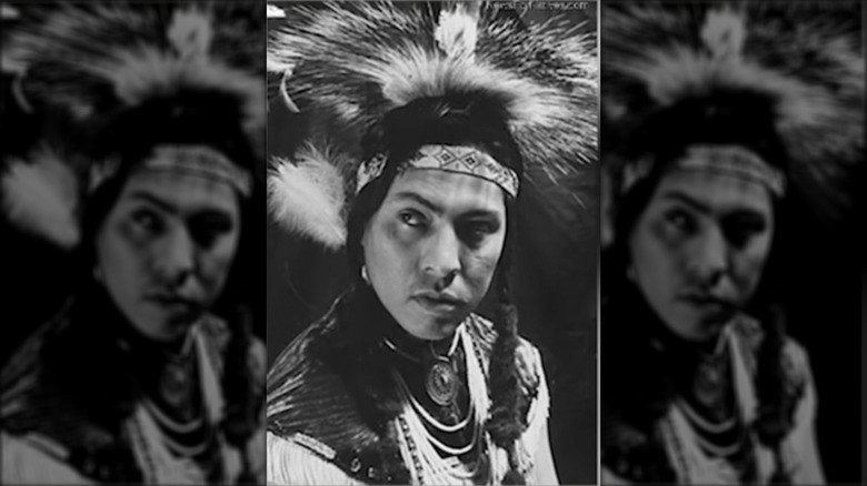 Joe Medicine Crow in his youth