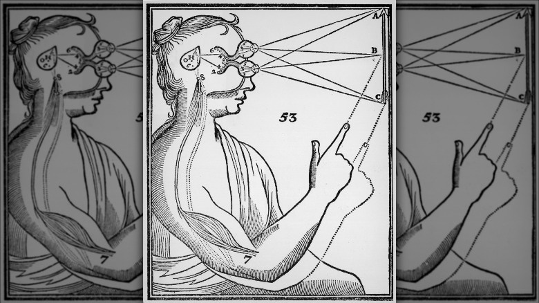 A sketch of human perception by Rene Descartes