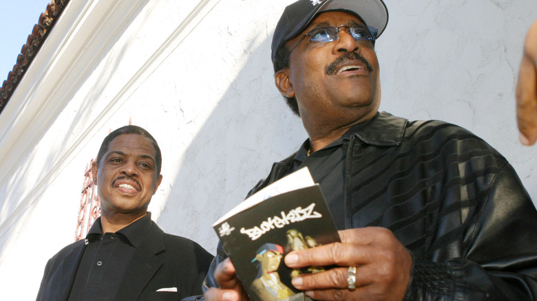 Johnnie Cochran at 2004 film festival 