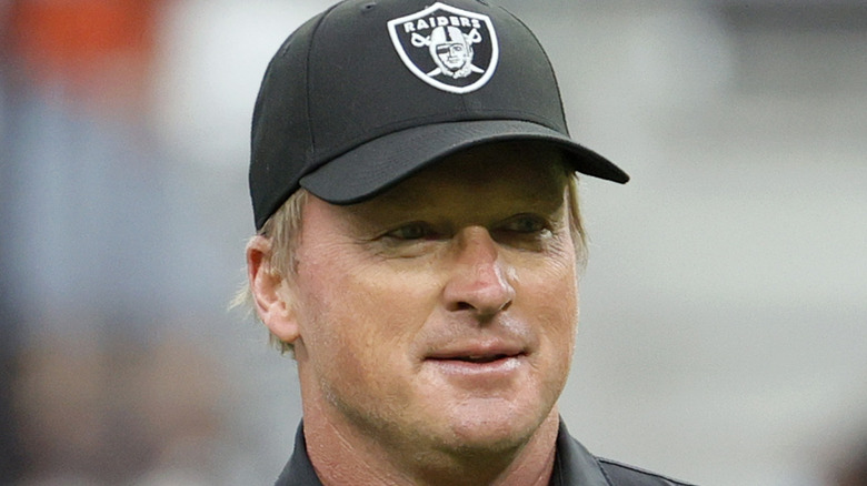 Jon Gruden smiling