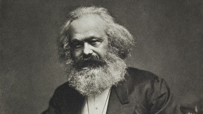 portrait of karl marx