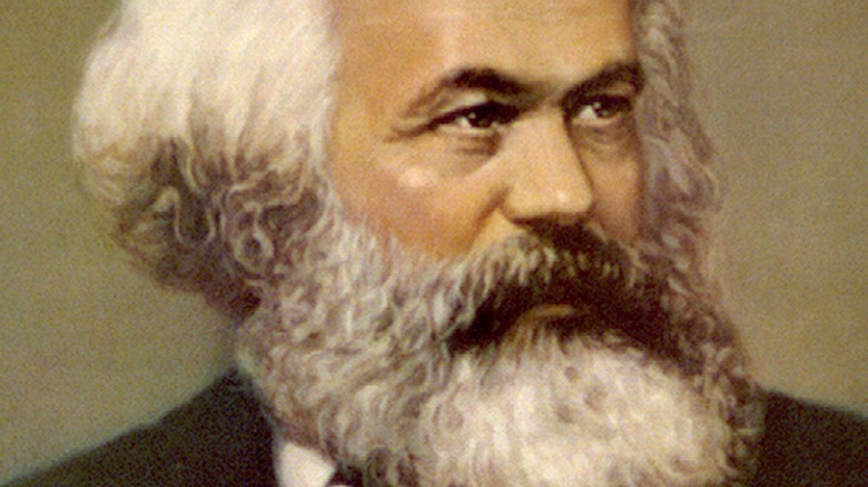 portrait of karl marx