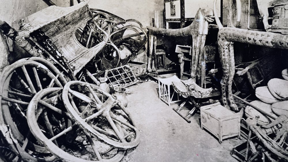 The antechamber of King Tut's tomb