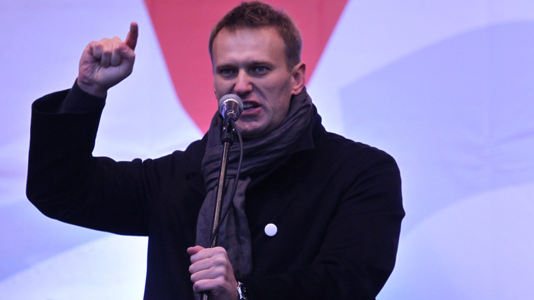 Alexei Navalny speaks