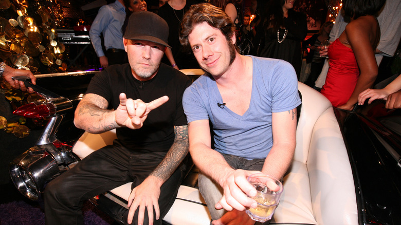 Fred Durst and Wes Borland sat together event