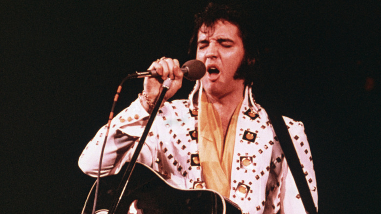 Elvis Presley singing