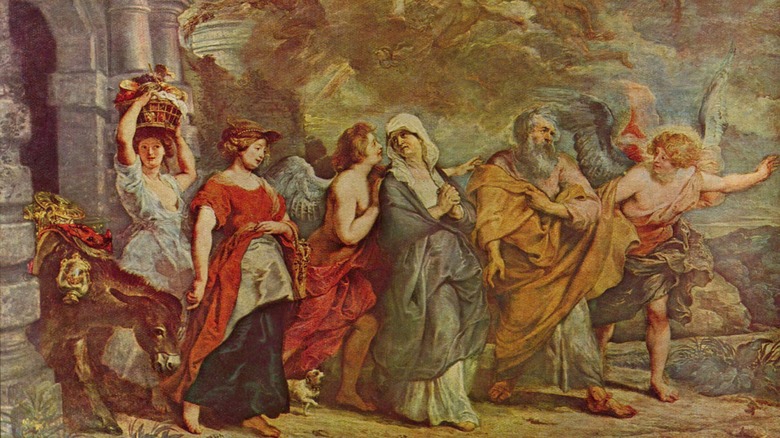 lot and his family flee sodom