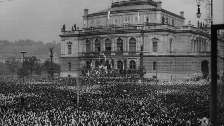 Anti-German protest, Prague 1938