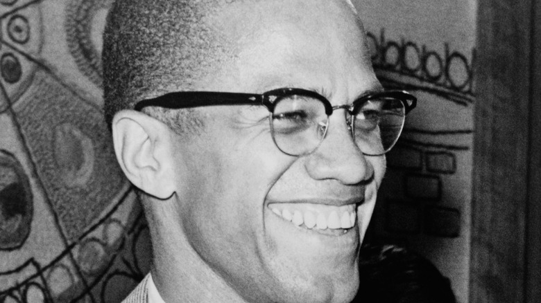 malcolm x smiling