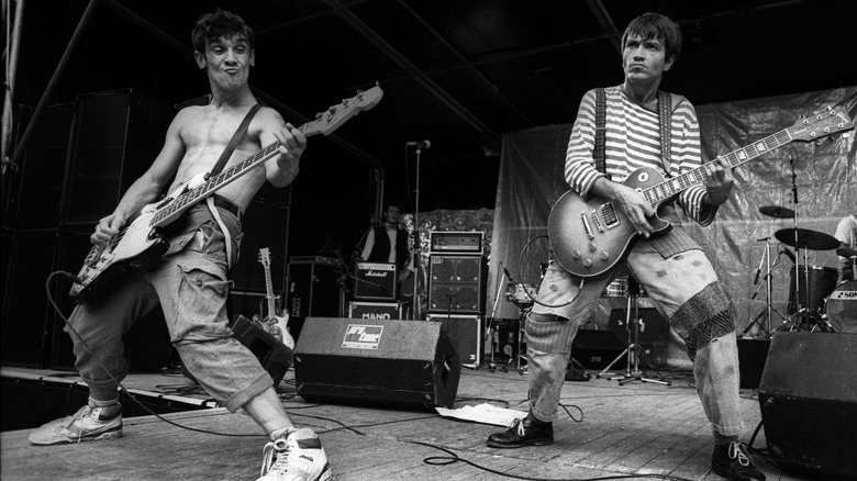 Manu Chao performing with Mano Negra in 1989