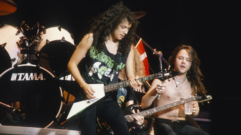 Metallica on stage