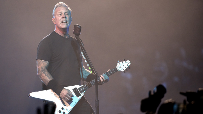 James Hetfield grey hair