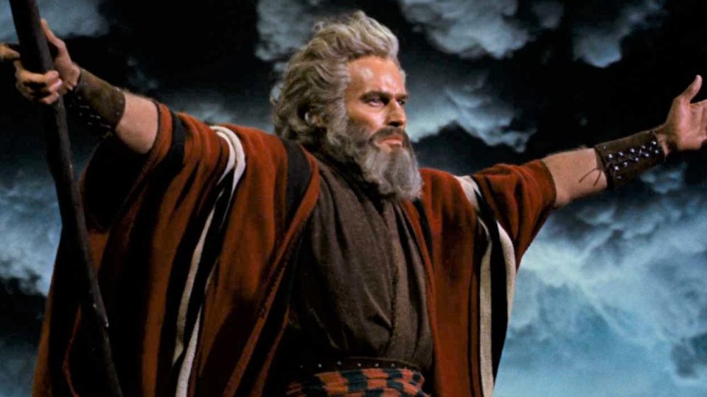 Charlton Heston in The Ten Commandments, Moses