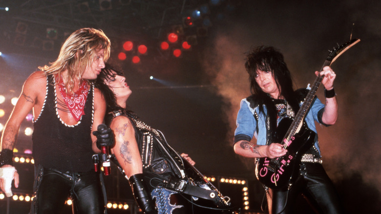 Mick Mars and his bandmates