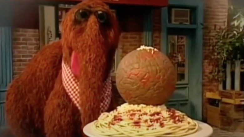 Snuffy On Top of Spaghetti